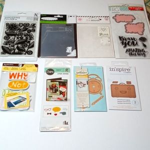 Stamp, Die Cut and Embossing Folder Bundle